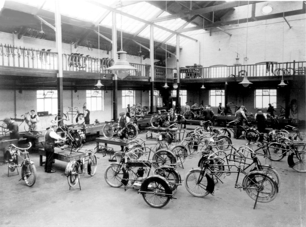 Fig 2.29 motor cycles marsh lane 1915