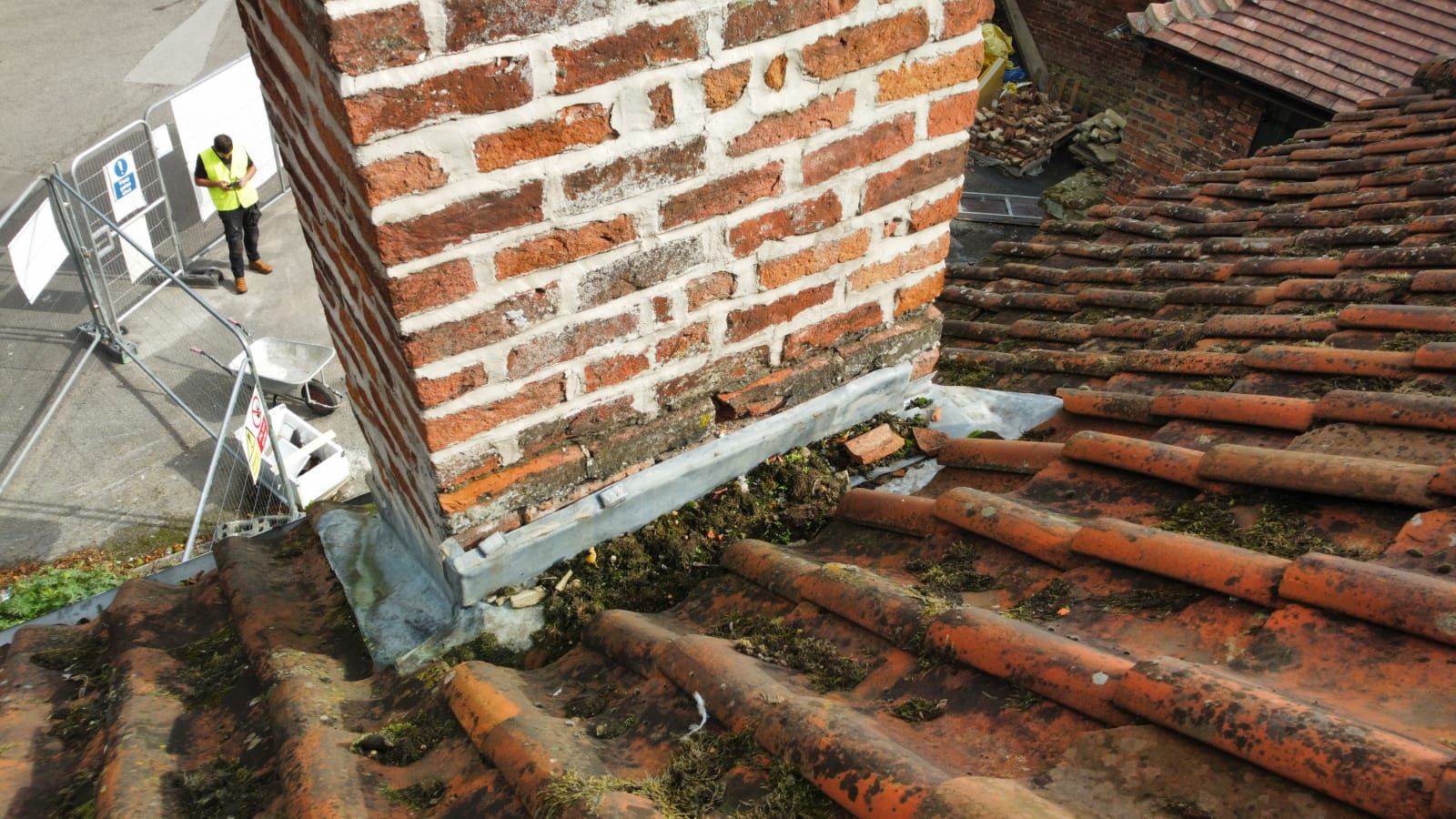 Cottage Restoration – Failed Flashing Around the Chimney